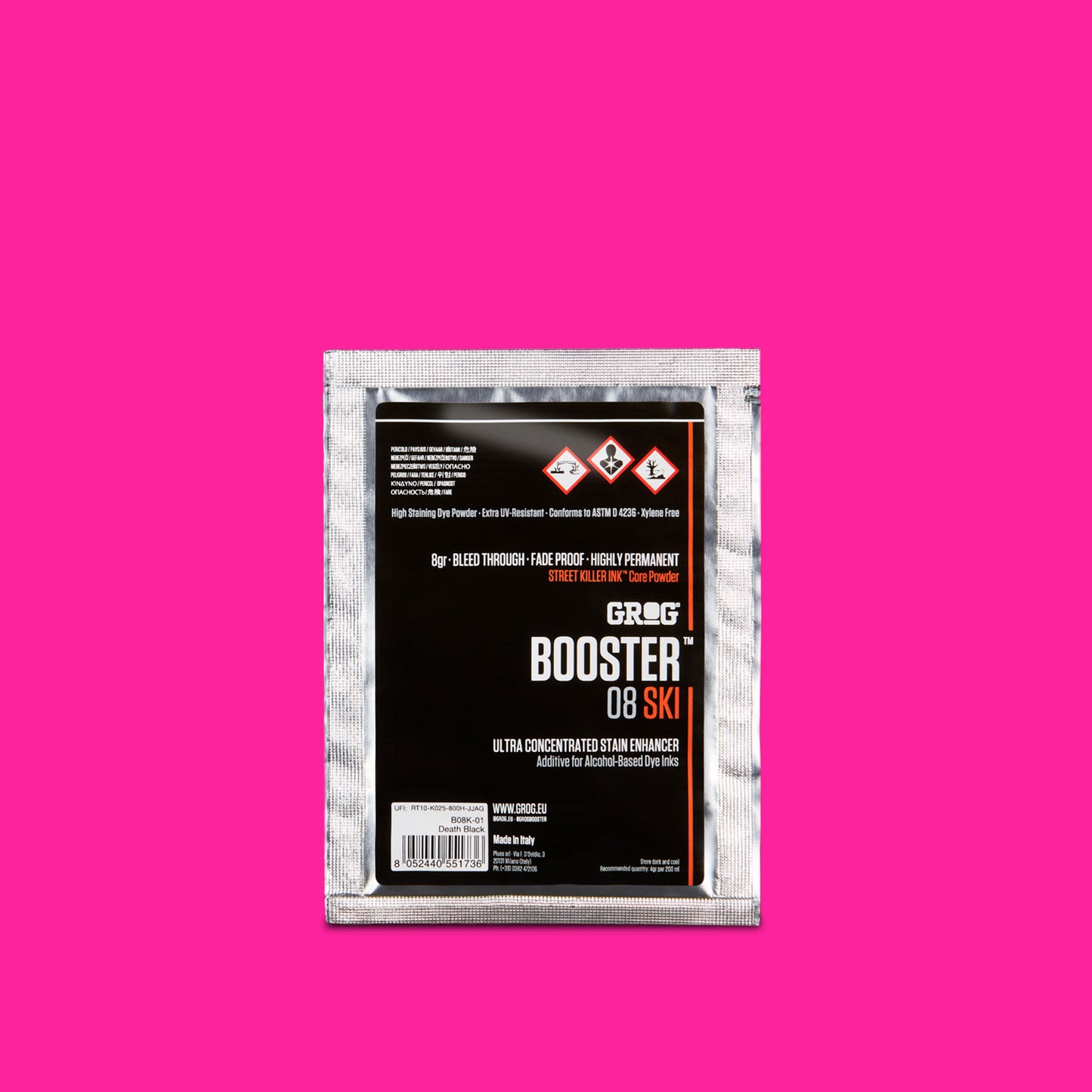 Grog Booster 08 SKI Jellyfish Fuchsia