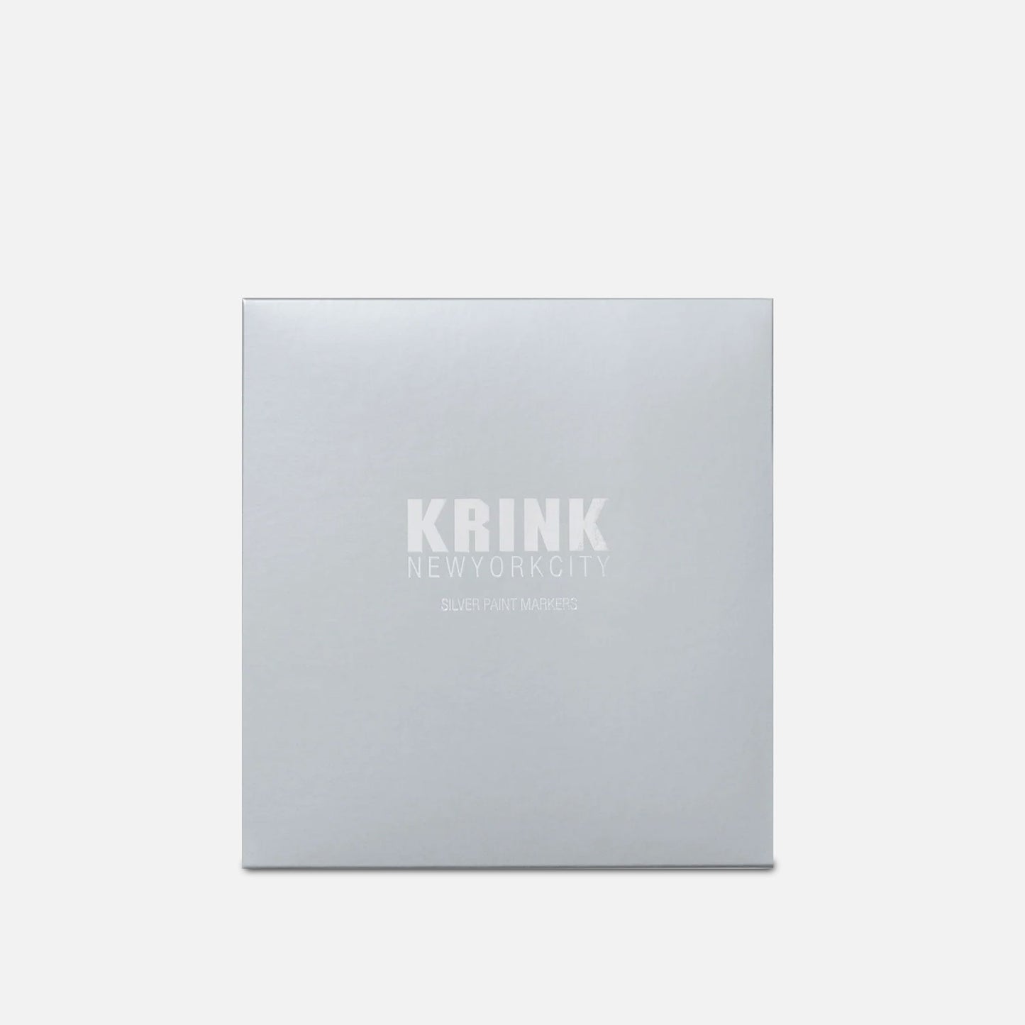 Krink Super Silver set box on a grey background.