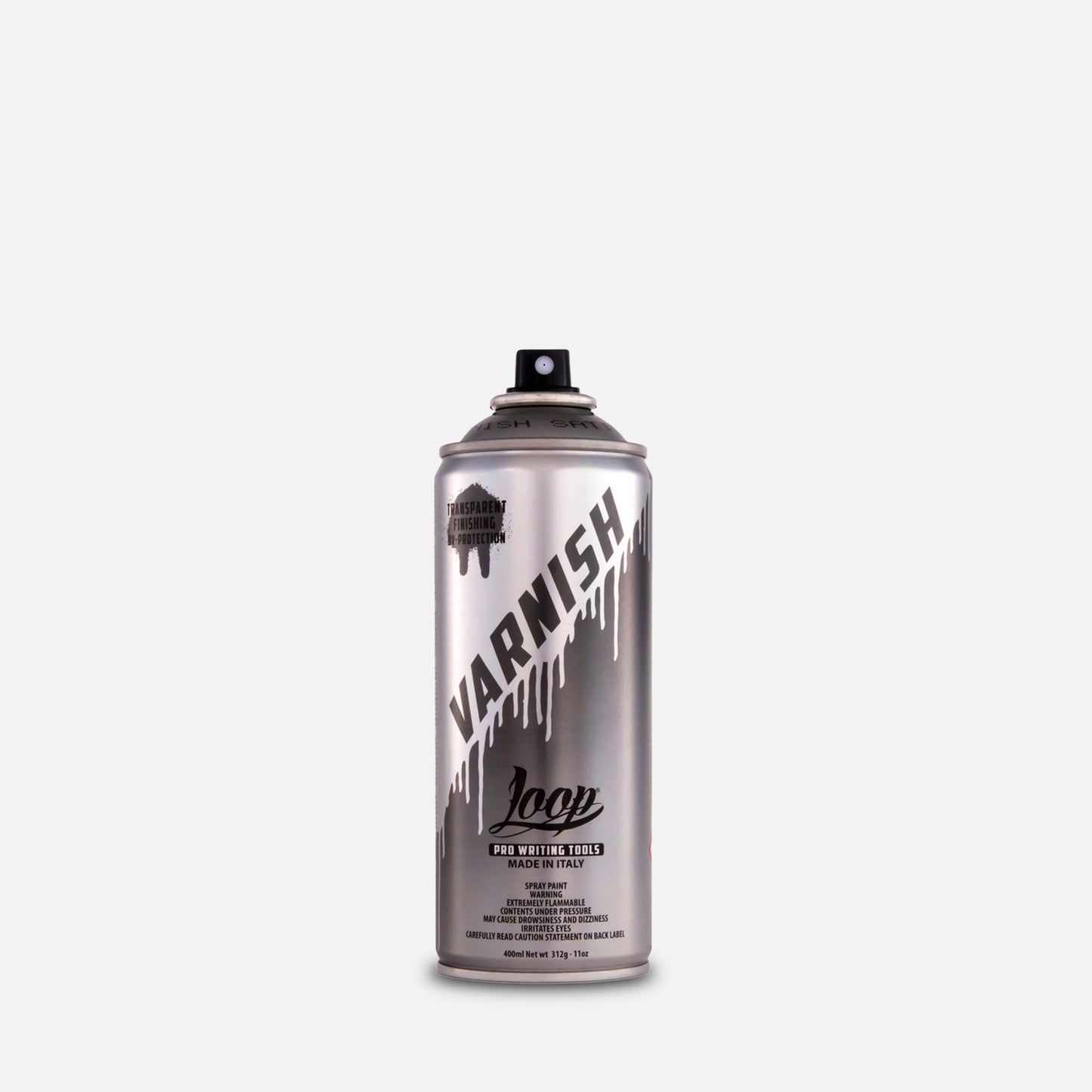 A can of Loop varnish 400ml