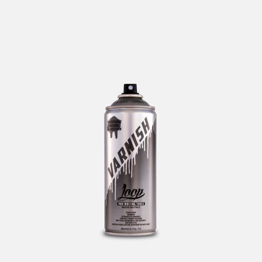 A can of Loop varnish 400ml