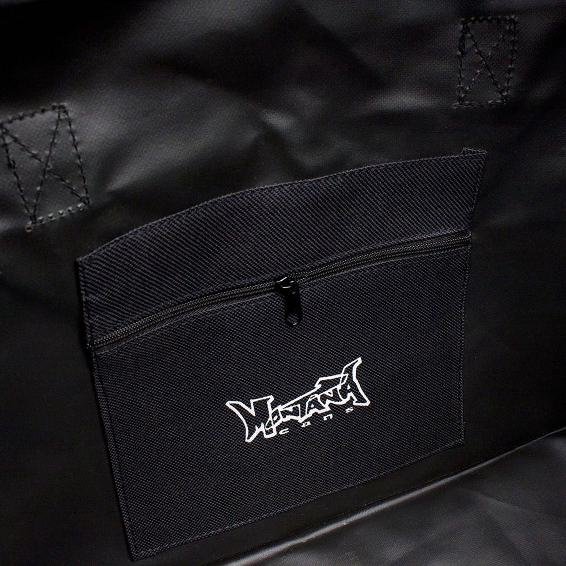 Secure inside pocket of the Montana Nylon Can Bag 3rd Generation