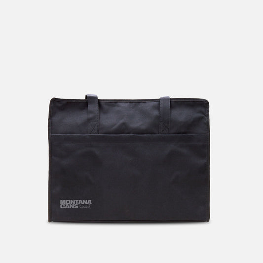 The Montana Nylon Can Bag 3rd Generation on a grey background