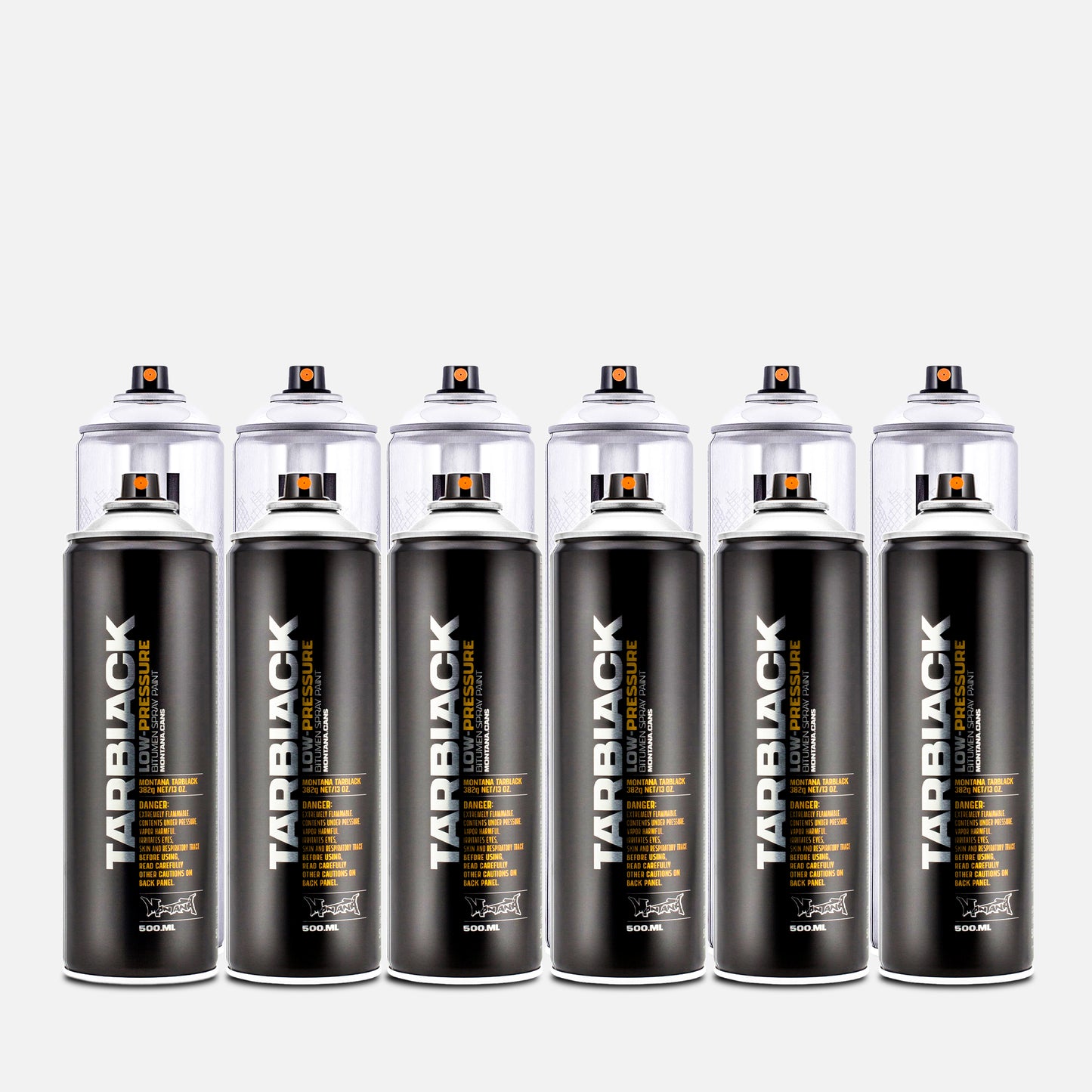 Montana 500ml TarBlack & 600ml Chrome 12 Can Pack