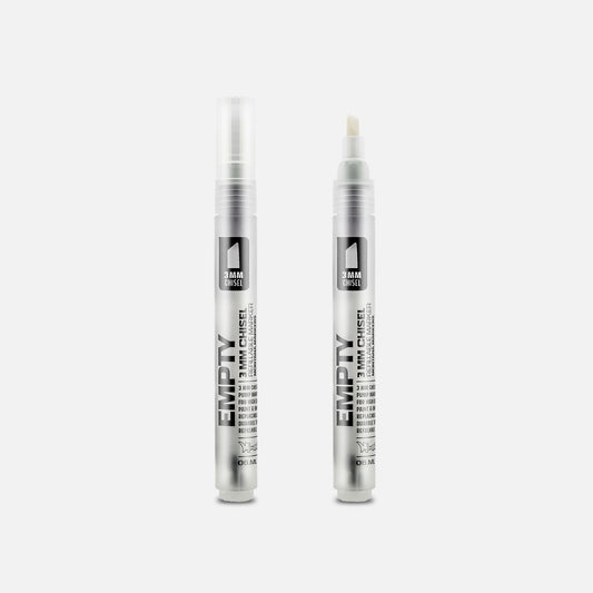 Montana Black Empty Marker 3MM Chisel