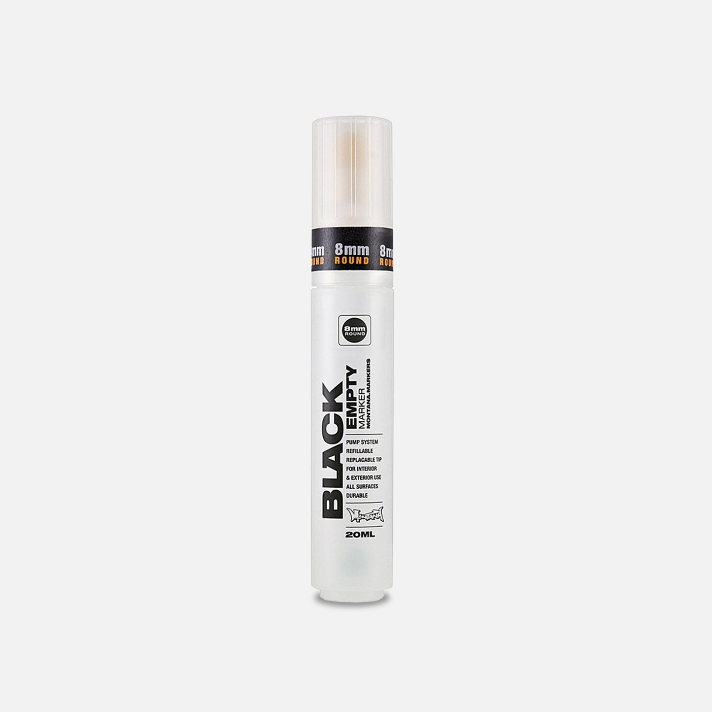 Montana Black Empty 8mm Round Tip