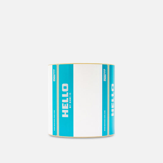 Montana Hello My Name Is Roll of 500 Stickers