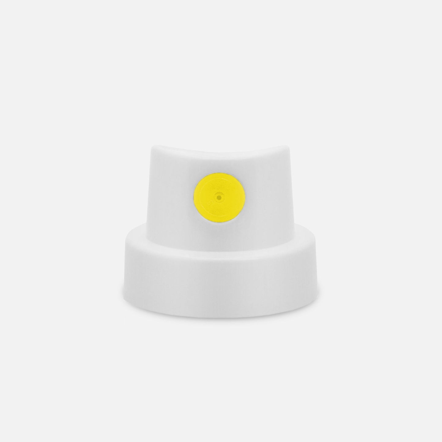 Yellow dot cap spray paint nozzle for medium lines