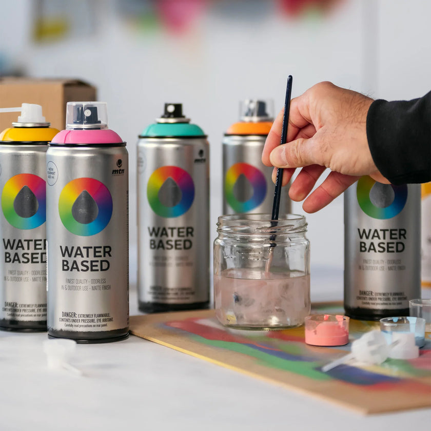Eco-friendly water-based spray paint for street art and mural painting