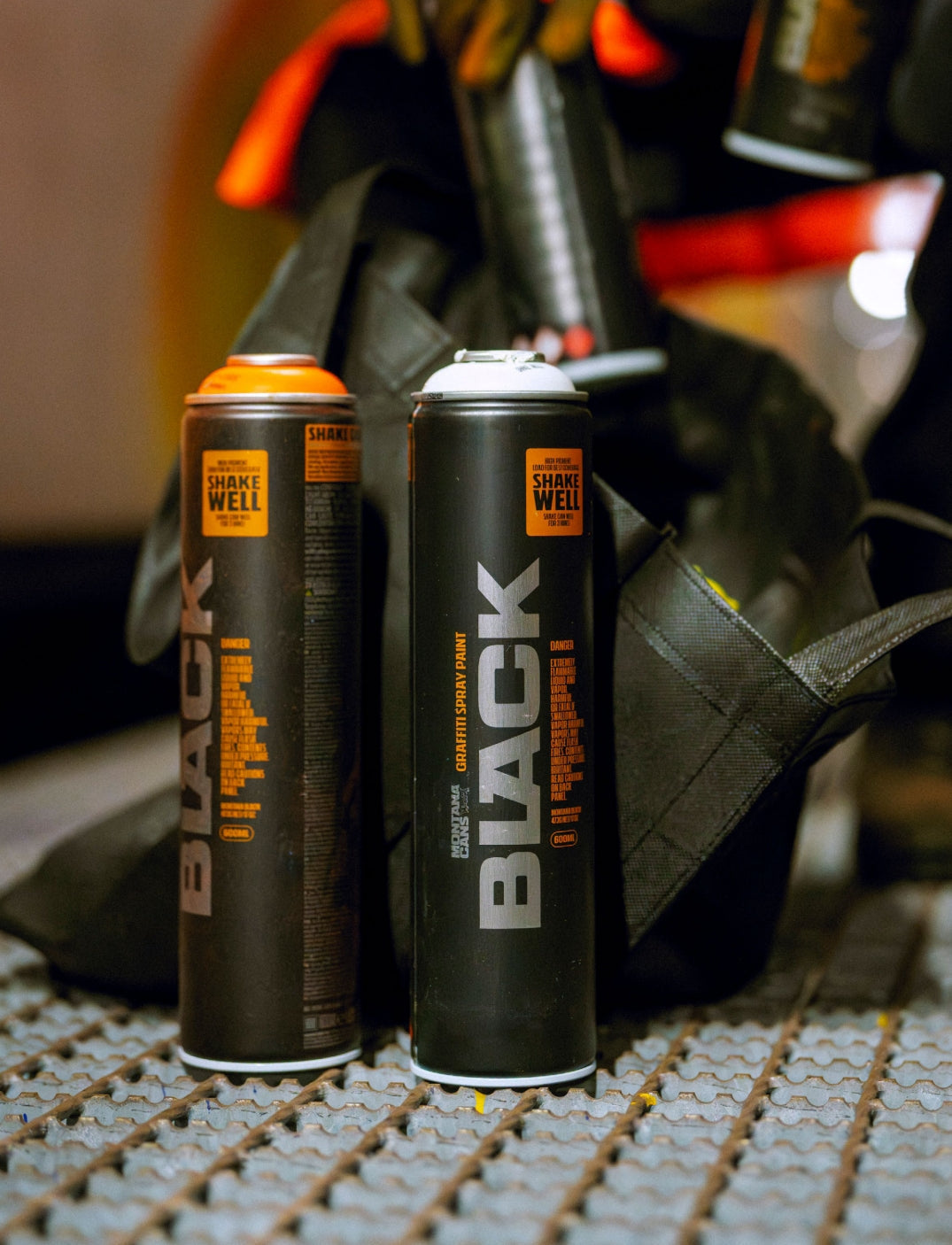 Montana black extended 600ml's being taken out of montana bag