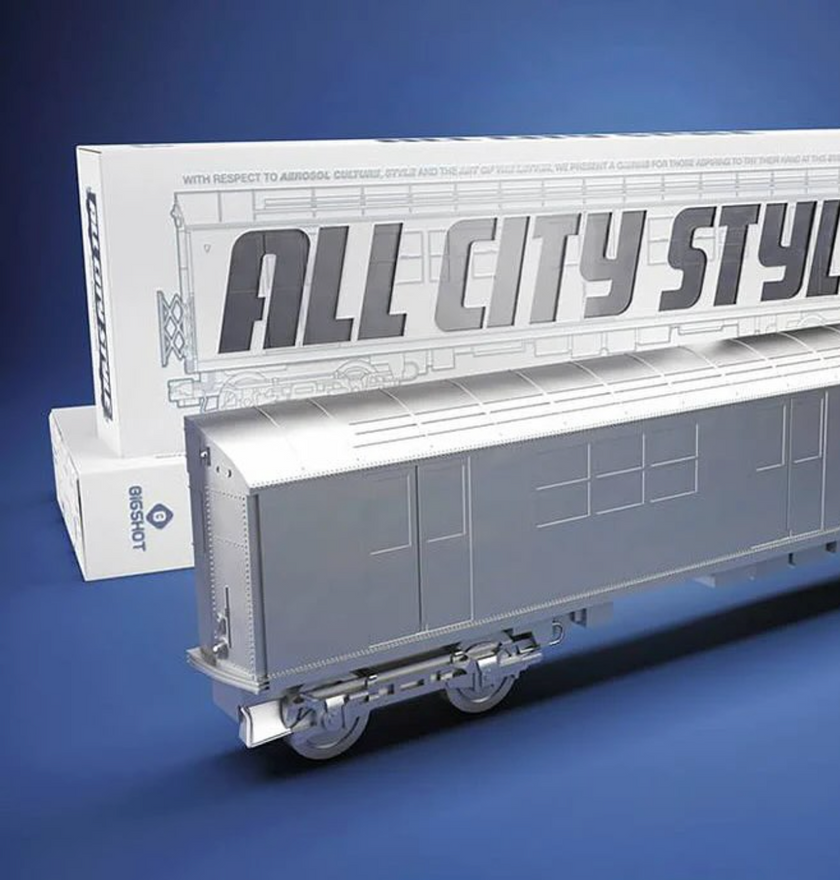 All city style train in silver