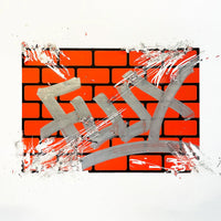 Packaged Stickers with 'FLUX' branding on a Grey background