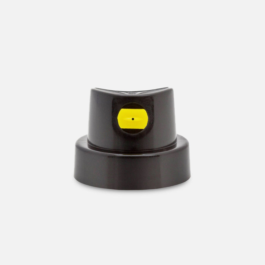 Flat jet cap spray paint nozzle for medium lines.