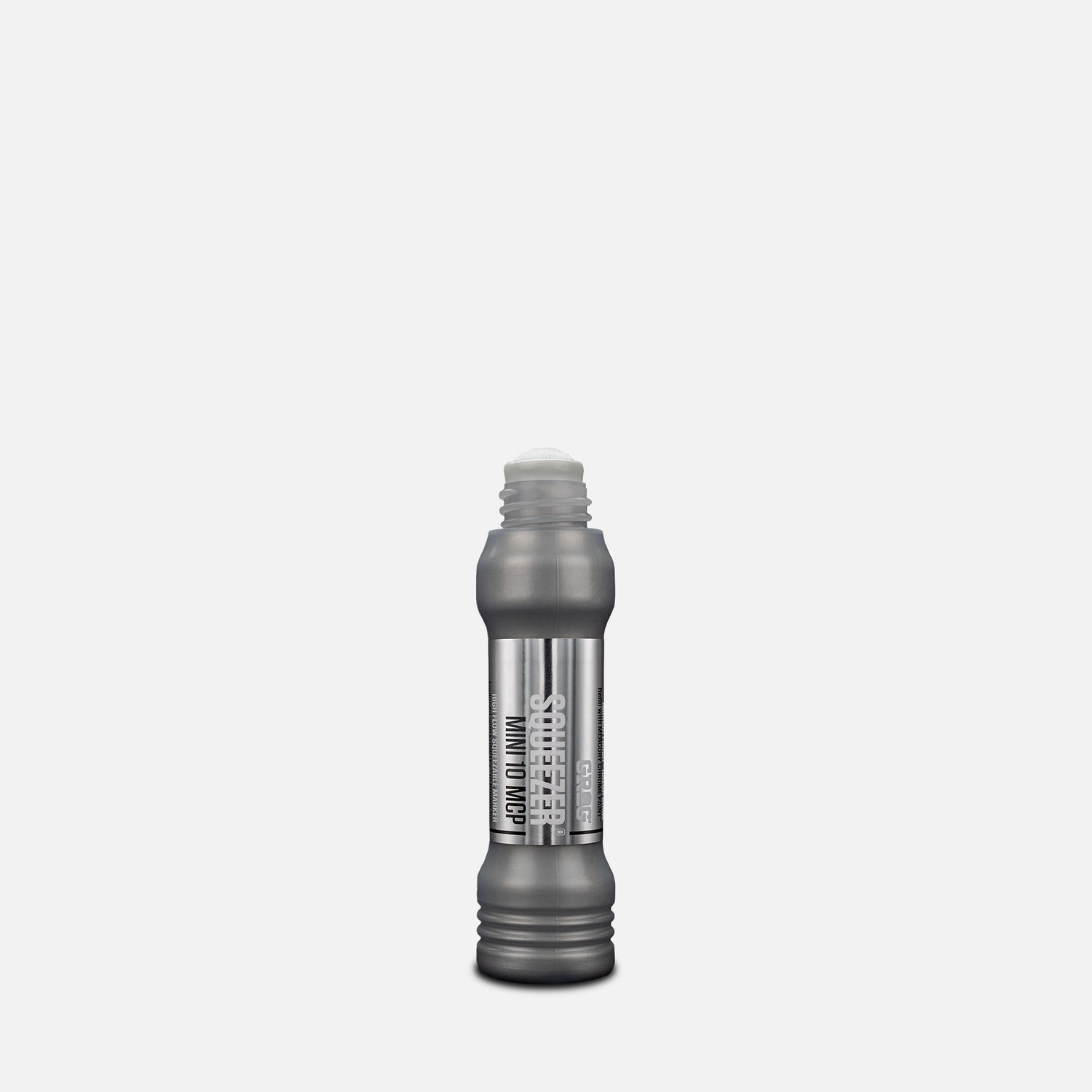 Grog squeezer mini 10 mcp mercury chrome marker on a grey background 