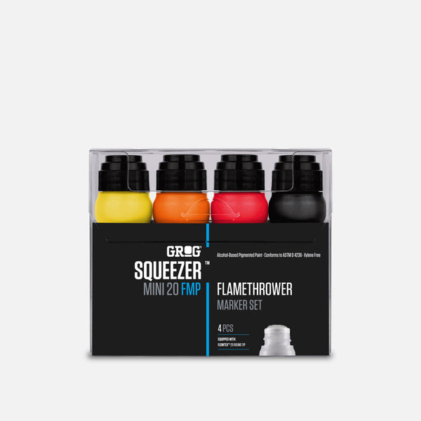 Grog Squeezer Mini 20 FMP Flamethrower Set 4 Pcs