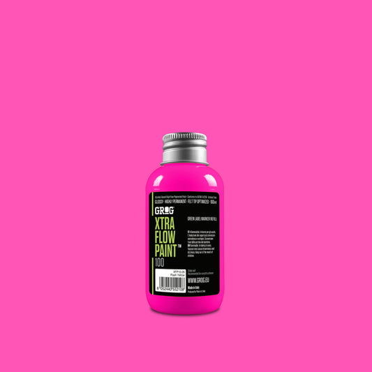 Grog Xtra Flow Paint Neon Fuchsia