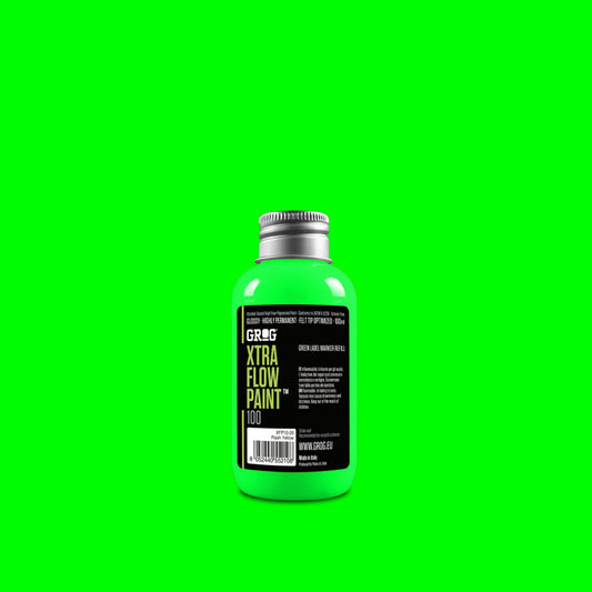 Grog Xtra Flow Paint Neon Green