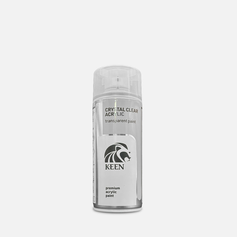 Keen crystal clear varnish spray can - premium clear acrylic coating  