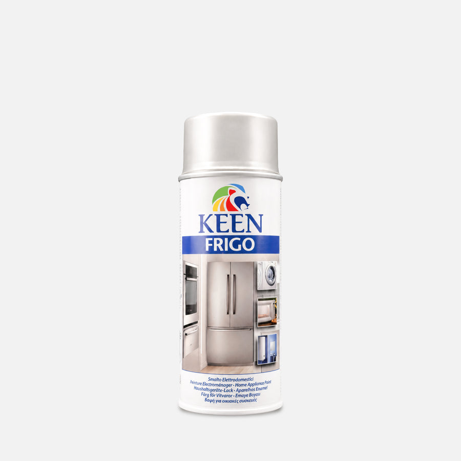 Keen frigo silver appliance spray paint can for refrigerators and home appliances
