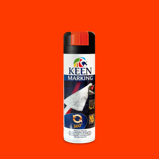Keen Line Marking Spray Paint 500ML Fluo Red