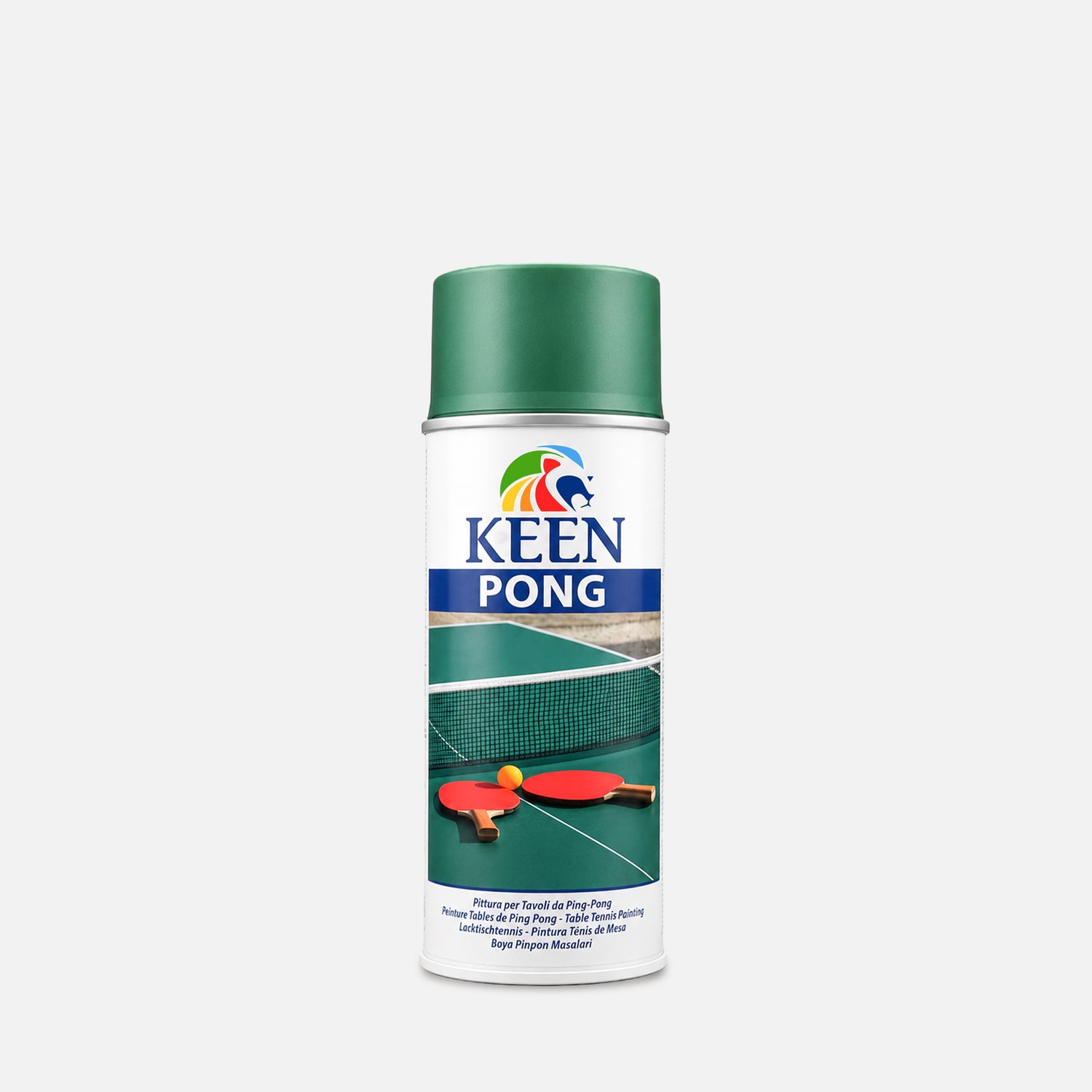 Keen pong green table tennis spray paint can for ping pong table restoration