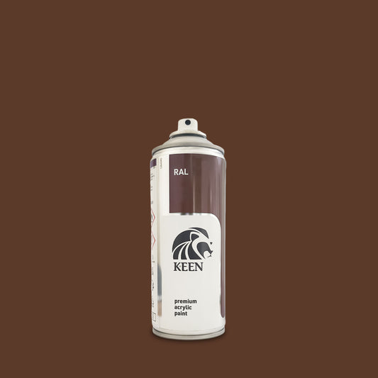 Keen RAL Colours 8011 Walnut Brown 400ML