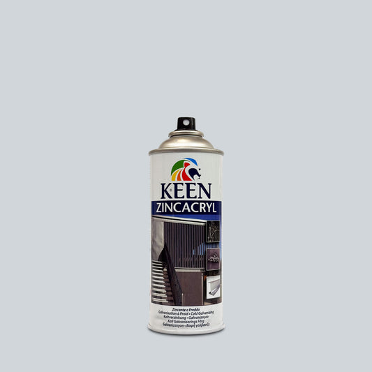 Keen Zincacryl 400ML KZ-35002 Zinc Satin Grey
