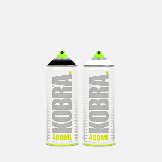 Free Can of Kobra Low Pressure 400ML Black Rat & Pure White