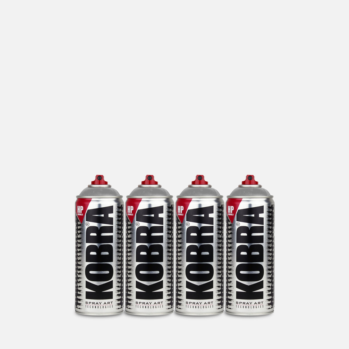 Kobra HP 400ML Transparent Gloss 4 Can Pack