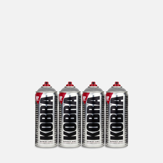 Kobra HP 400ML Transparent Gloss 4 Can Pack