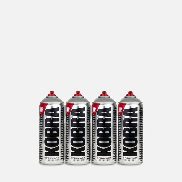 Kobra HP 400ML Transparent Gloss 4 Can Pack