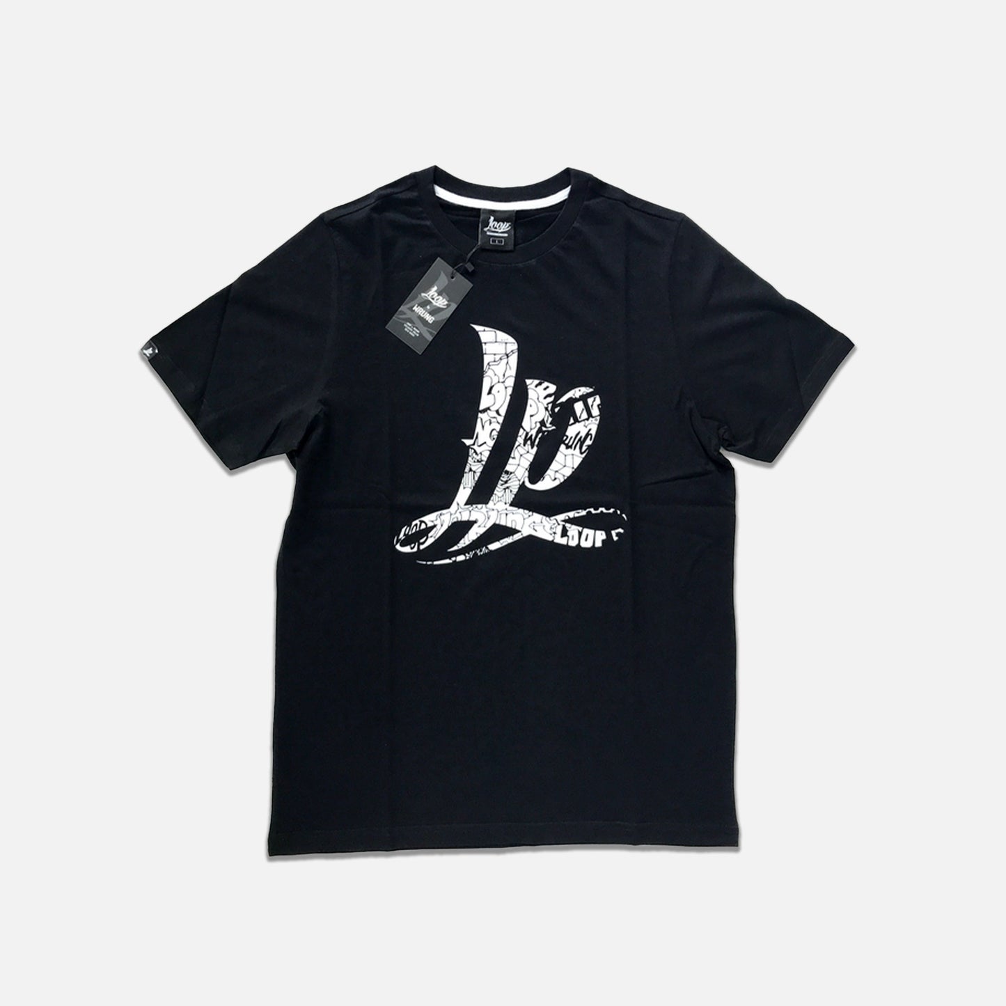 Loop Style T-Shirt Black Designed By Wrung