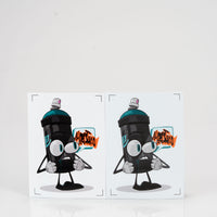 Custom High Quality Vinyl Stickers 50% more Glue & 50% Thicker - 100 Pcs
