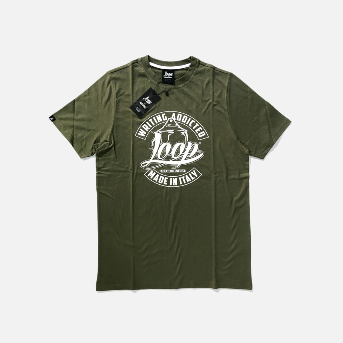 Loop Style Loop Style T-Shirt Kaki Green Designed By Wrung – Alfreshco
