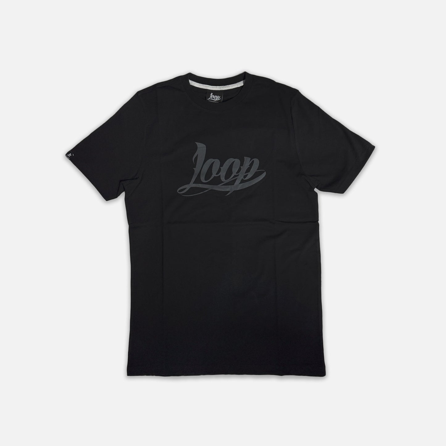 Loop Grey Style T-Shirt Black