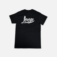Loop Style Logo T-Shirt Black