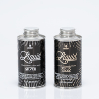 MTN Liquid metallic permanent paint in silver and gold 200ml