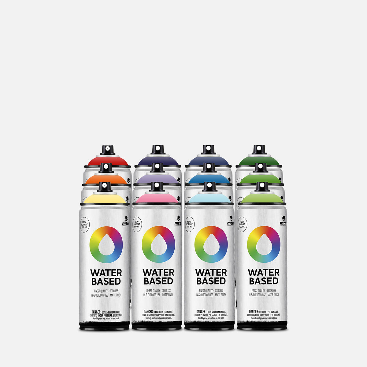 MTN Water Based 400ML 12 Can Pack