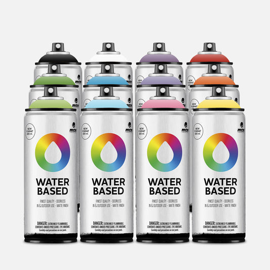 Pack of 12 Mtn waterbased colours 400ml