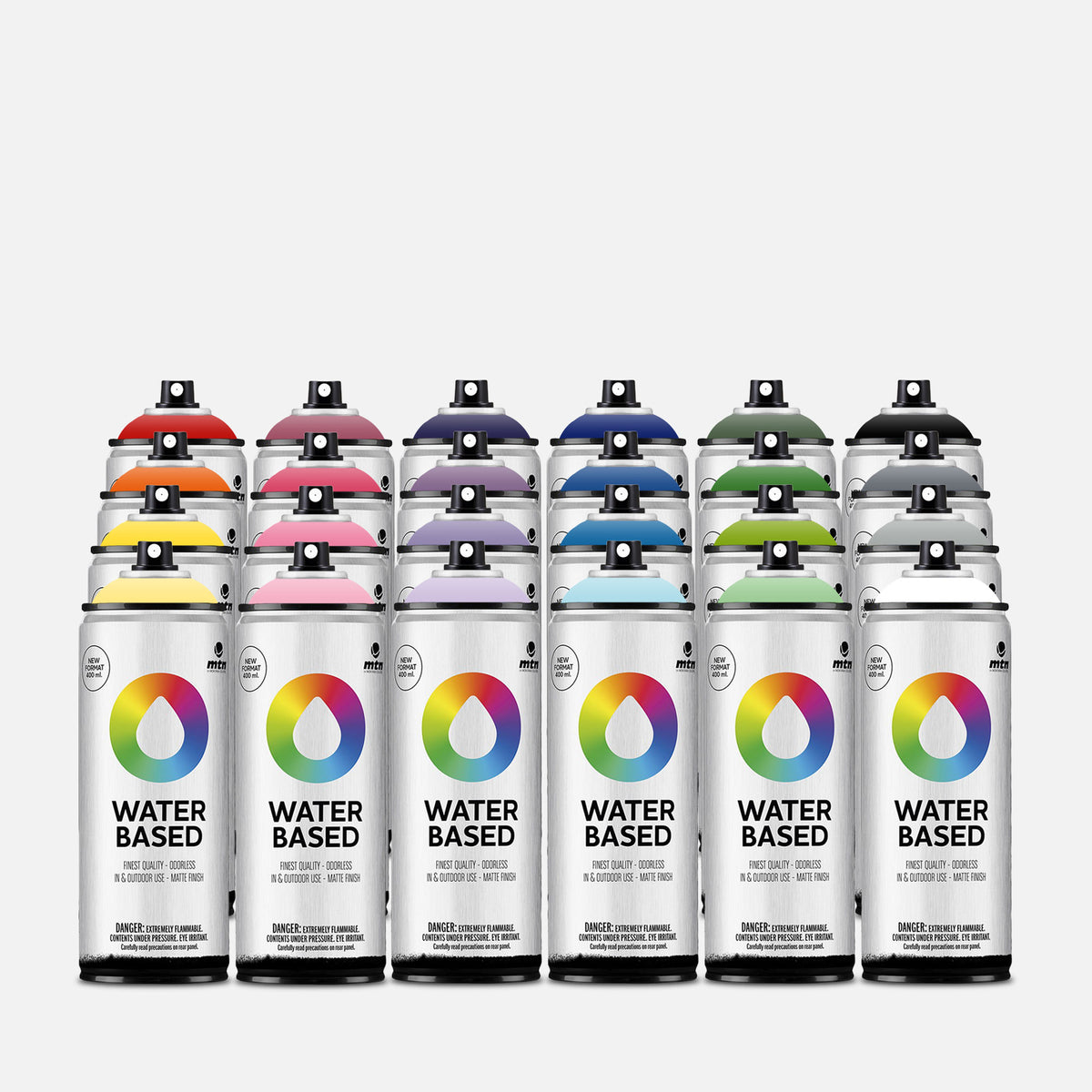 MTN Water Based 400ML 24 Can Pack