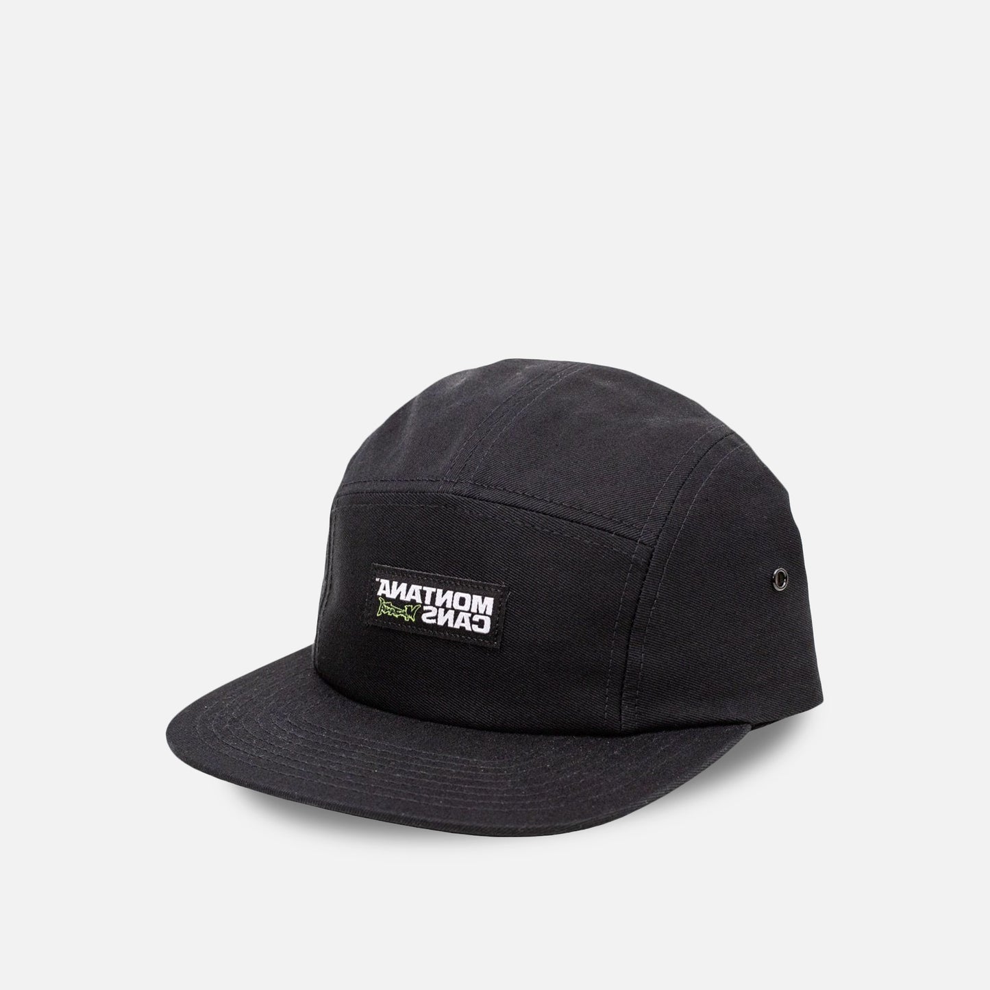 Montana 5-Panel Typo Logo Cap Black