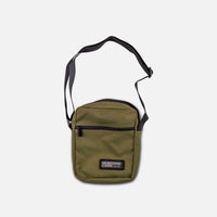 Montana Cans khaki and orange shoulder bag with adjustable strap