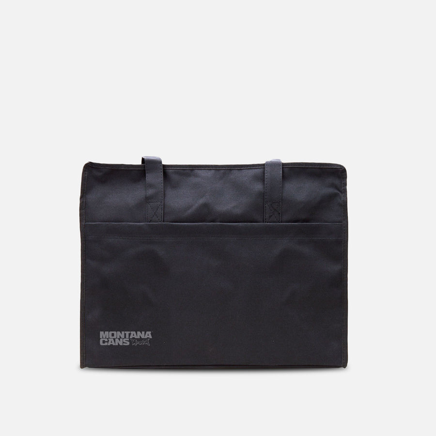The Montana Nylon Can Bag 3rd Generation on a grey background