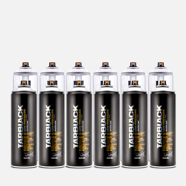 Montana 500ml TarBlack & 600ml Chrome 12 Can Pack