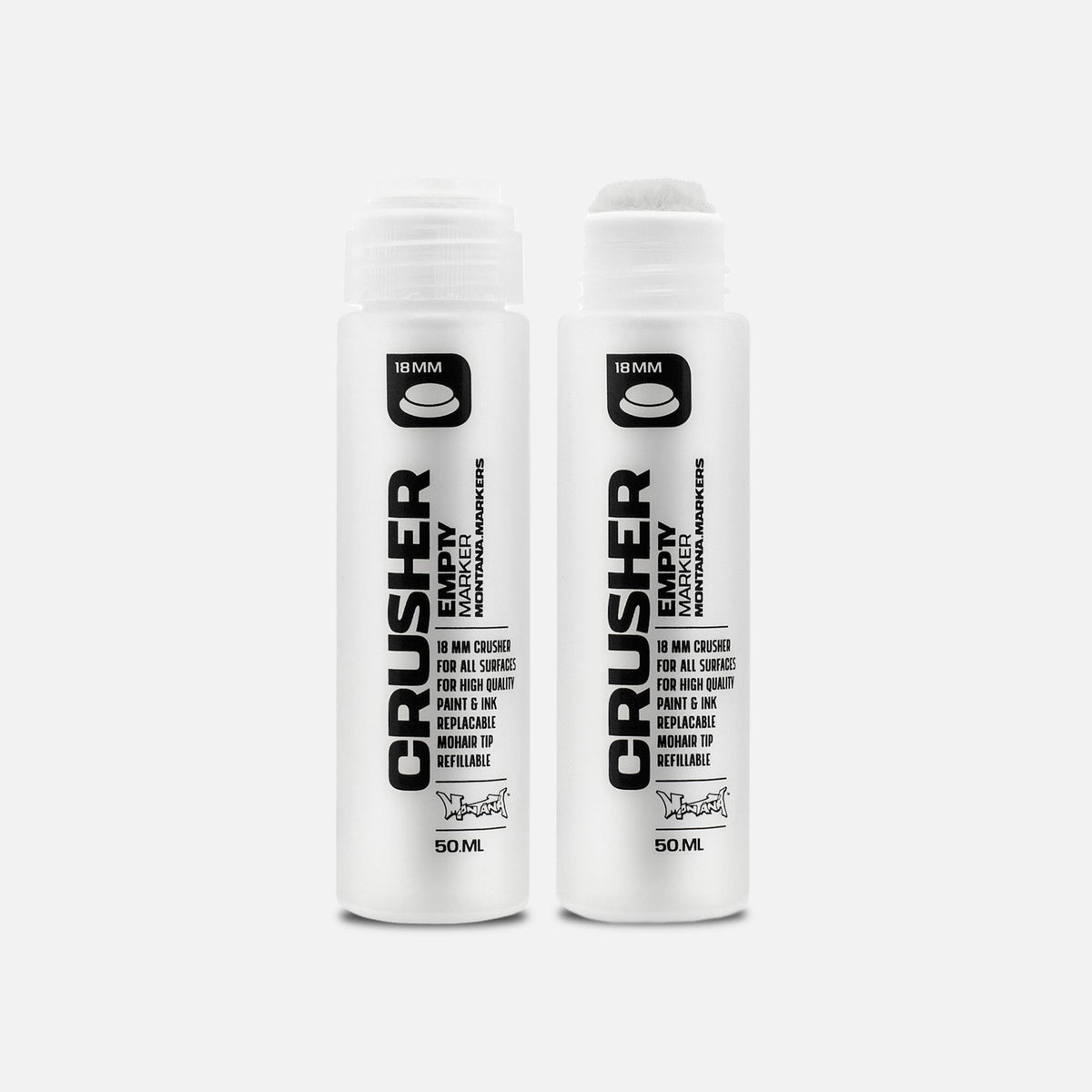 Montana Black Empty 18MM 50ML Crusher