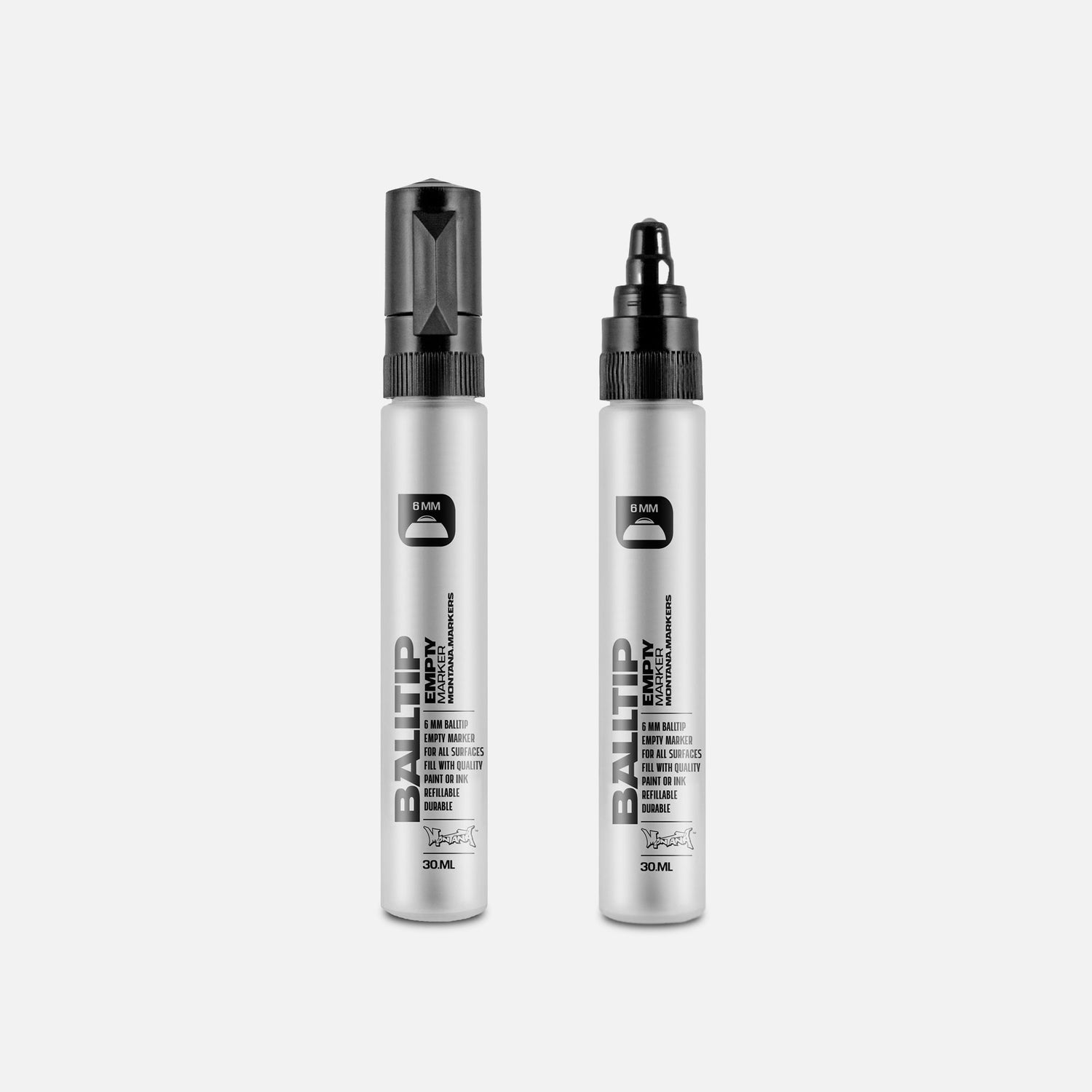 Montana Black Empty 2MM Ball Tip Marker