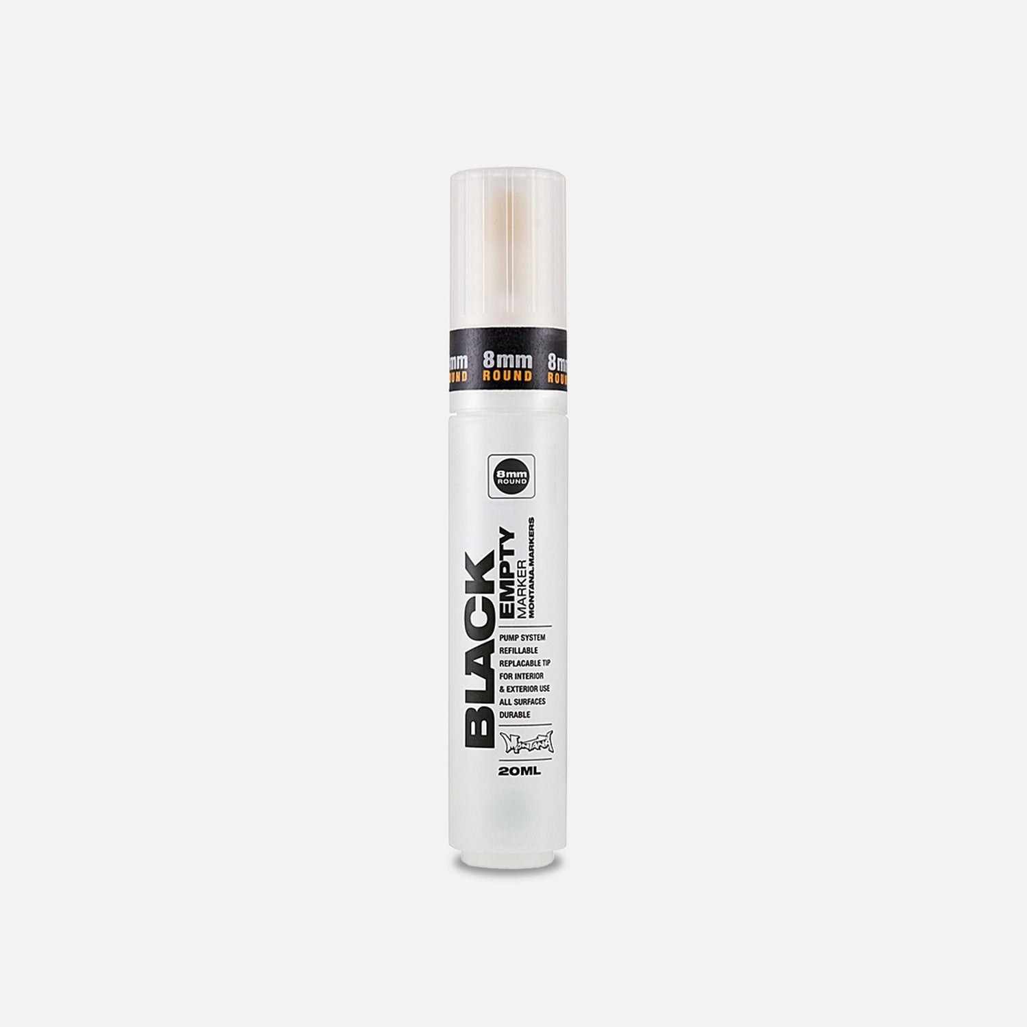 Montana Black Empty 8MM Round Tip