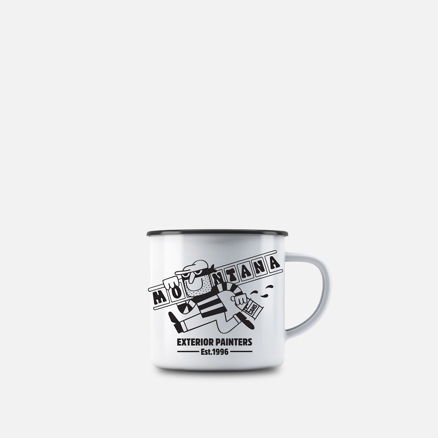 Montana Enamel Mug Exterior Painters 300ML Design by 45RPM