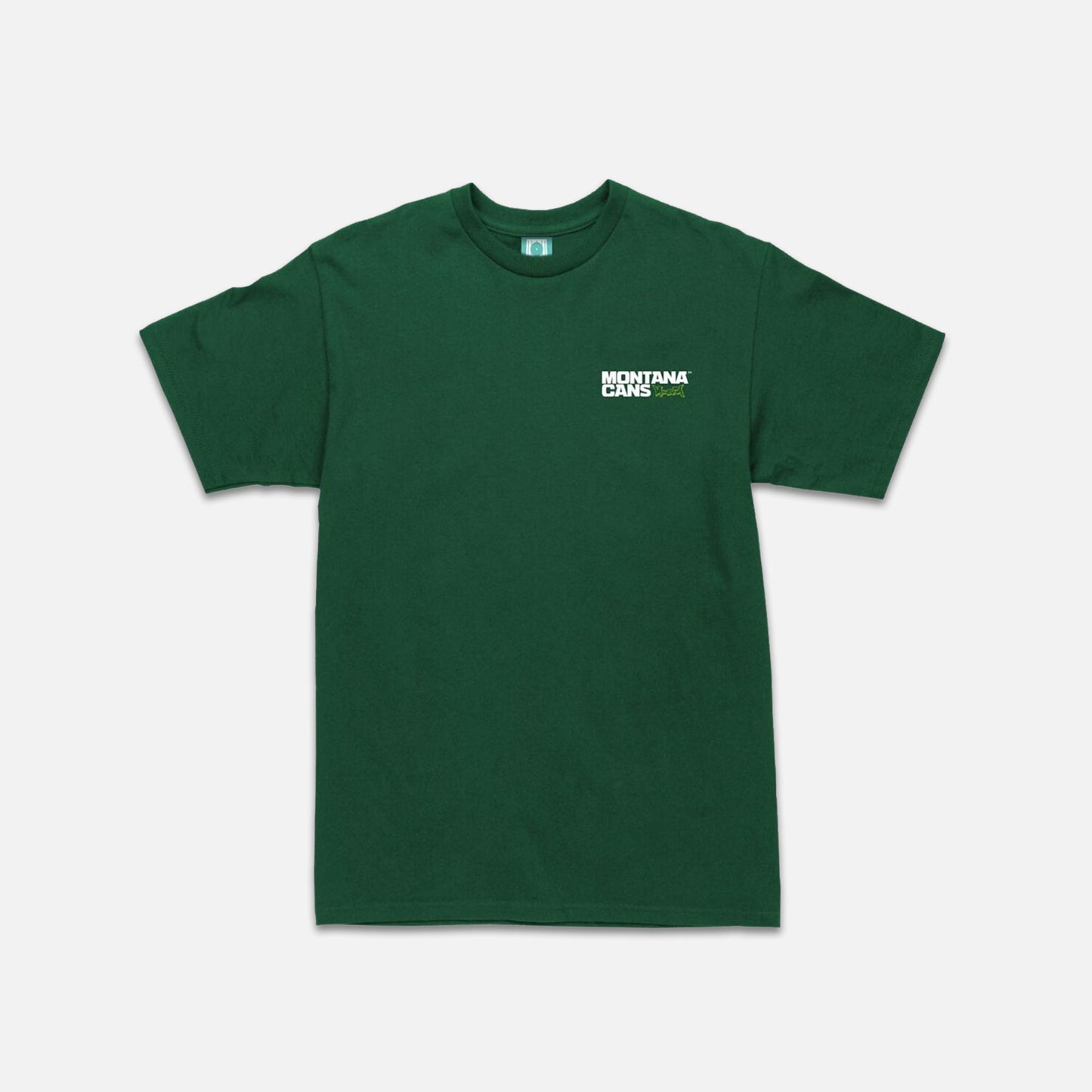 Montana Typo & Logo Forest Green T-Shirt