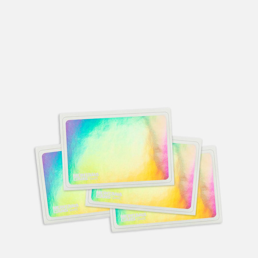 Montana Hologram Eggshell Sticker Pack on a grey background