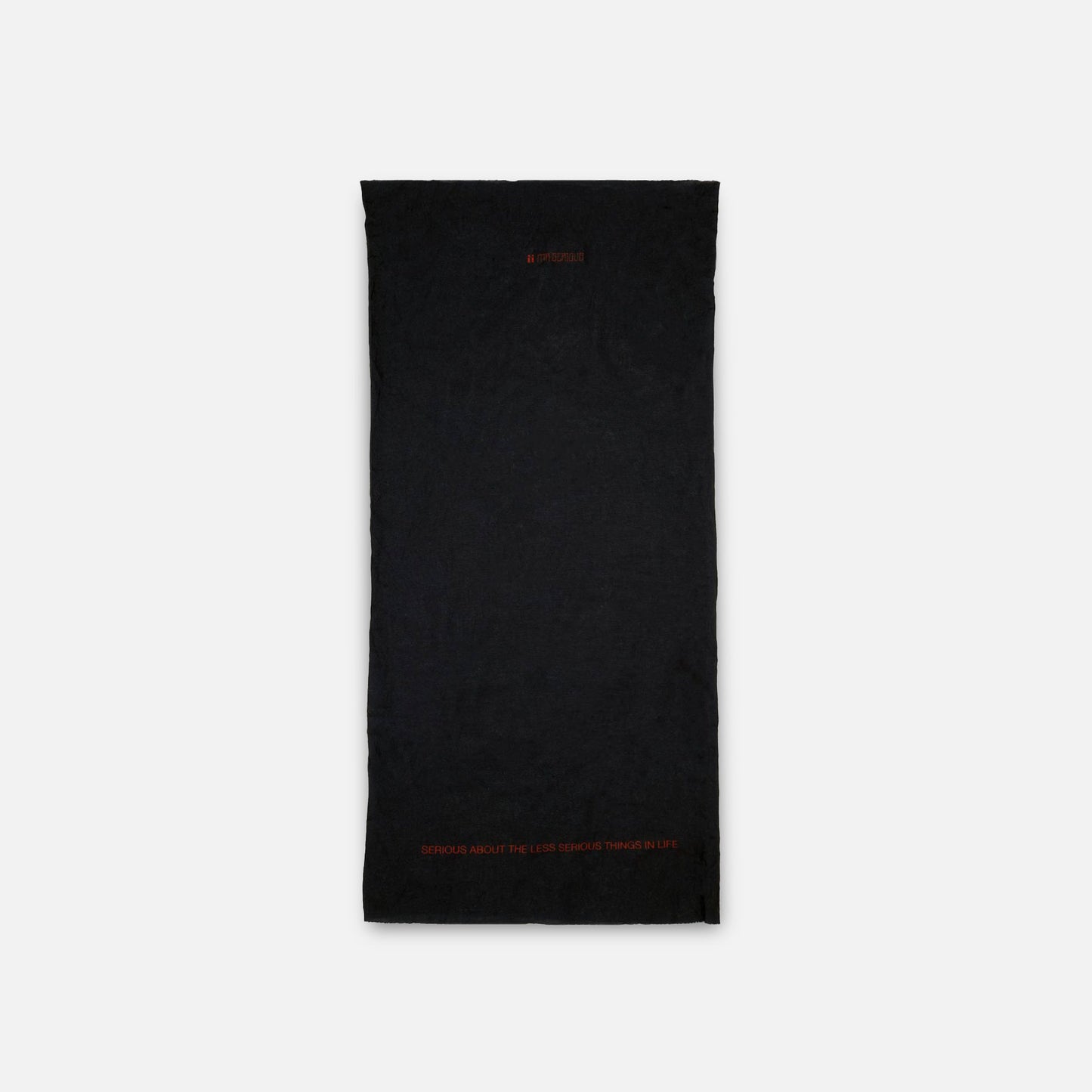 Mr. Serious Tunnel Scarf Black